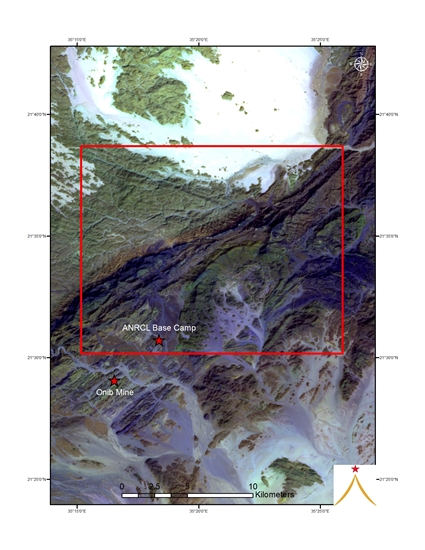 Block 68A shown on Satellite Image